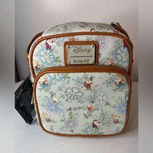 Loungefly Crossbody Boxlunch Exclusive - Seven Dwarfs Floral